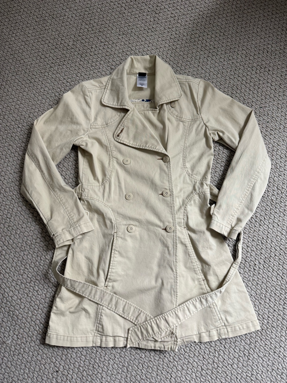 Patagonia Negril Trench Coat - tan / cream